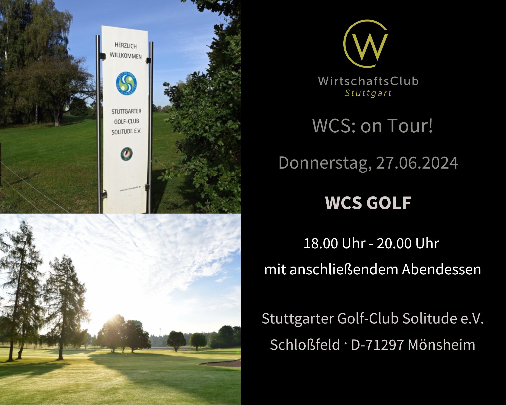 WCS on tour  - Golf Solitude Stgt.